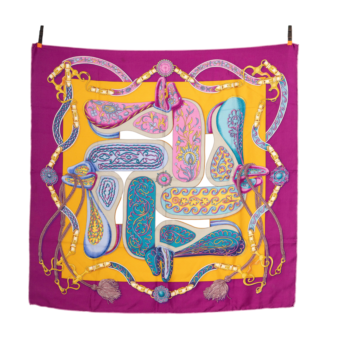 Hermès Festival des Amazones Silk Scarf