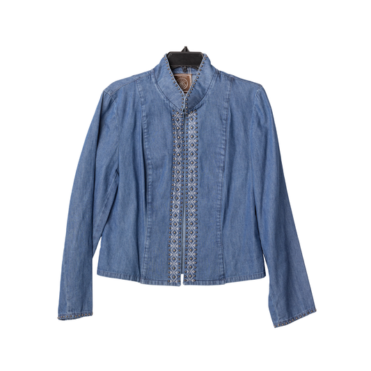 Vintage Double D Ranch Studded Denim Jacket, front view