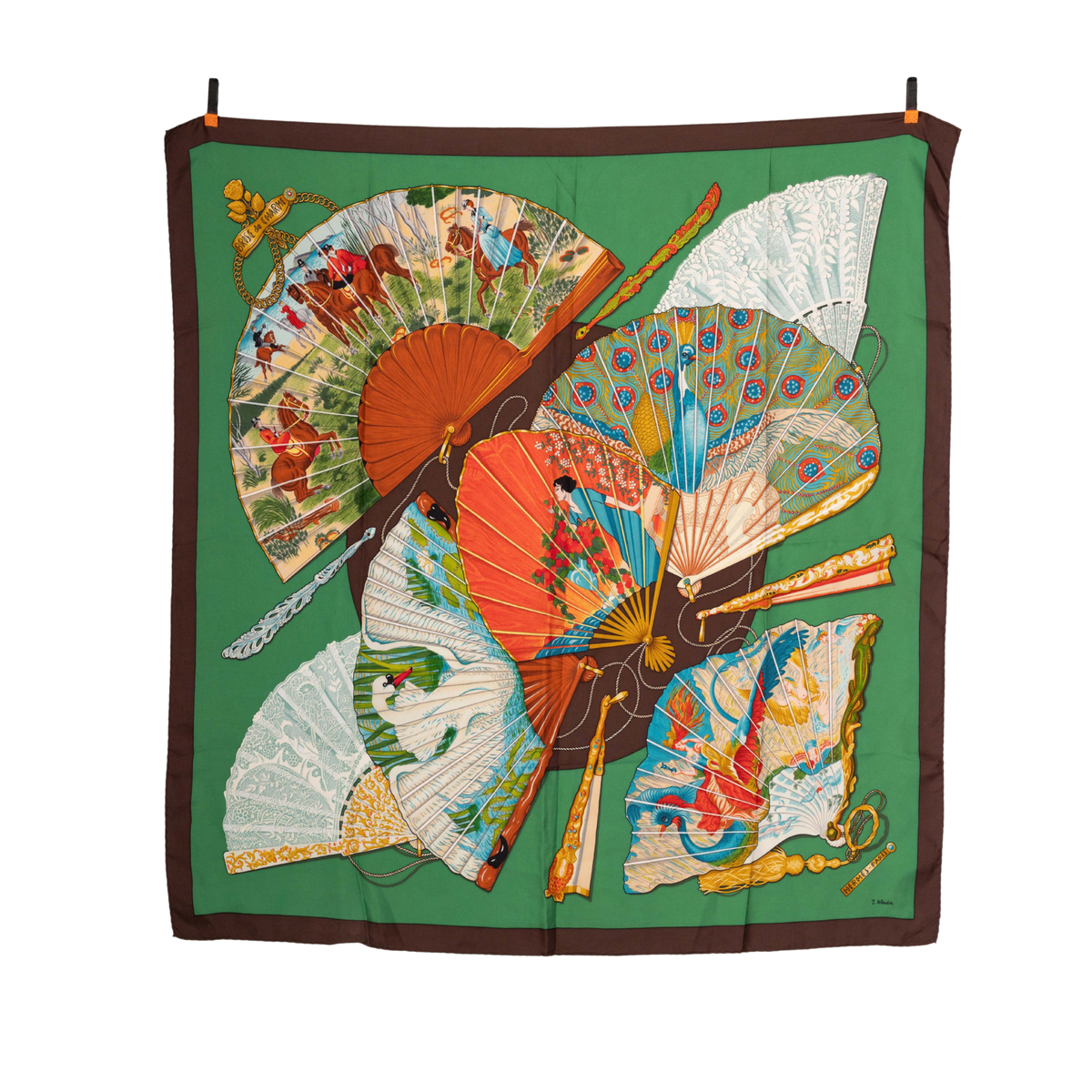Vintage Hermès Brise de Charme Silk Scarf