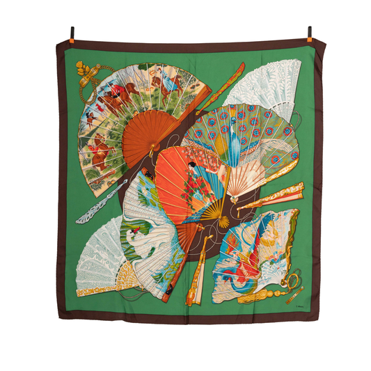 Vintage Hermès Brise de Charme Silk Scarf