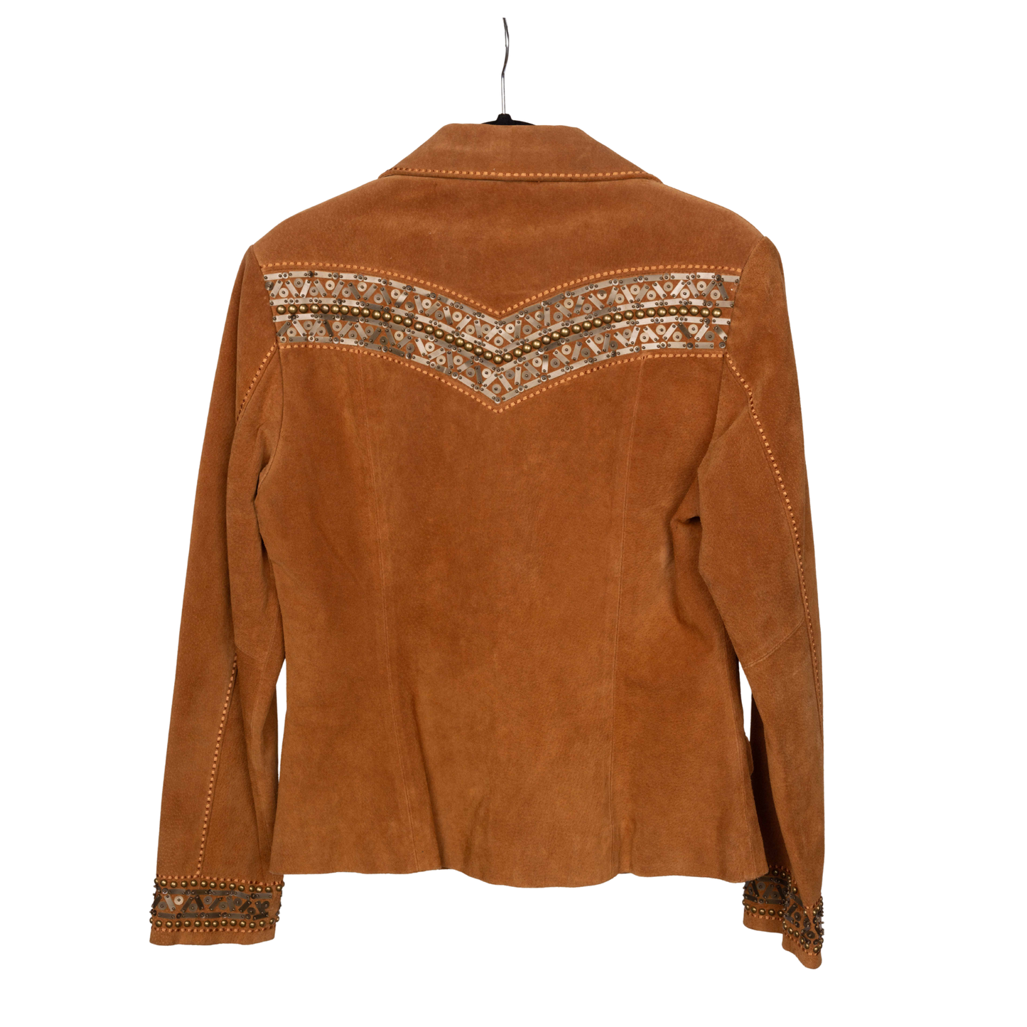 Vintage Cripple Creek Embellished Suede Jacket