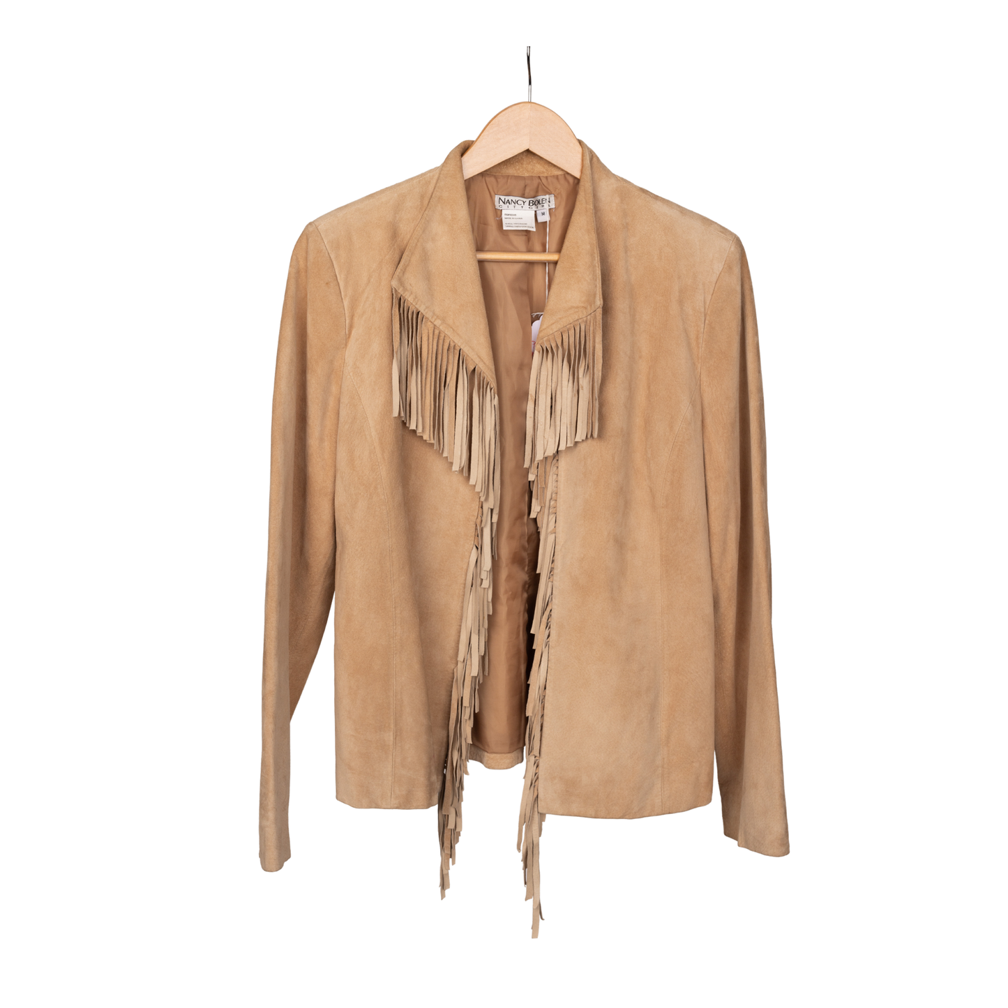 Vintage Nancy Bolen City Suede Fringe Jacket